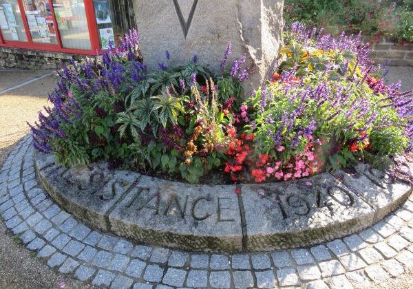 Memorial at Vire, Normandy, France, Photograph Dorothy Wickham